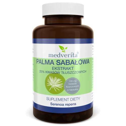 Medverita - Palma Sabałowa ekstrakt - 60 kapsułek Medverita - Palma Sabałowa ekstrakt - 60 kapsułek